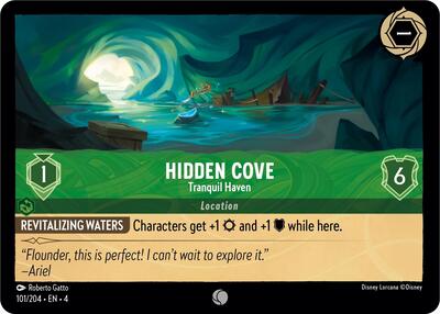 Hidden Cove - Tranquil Haven (Ursula's Return) Near Mint Cold Foil