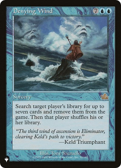 Denying Wind (The List) Light Play