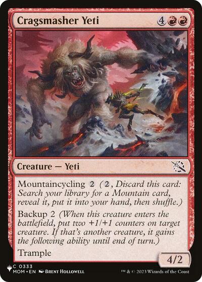 Cragsmasher Yeti (The List) Light Play