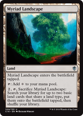 Myriad Landscape (Commander 2016 Edition) Medium Play
