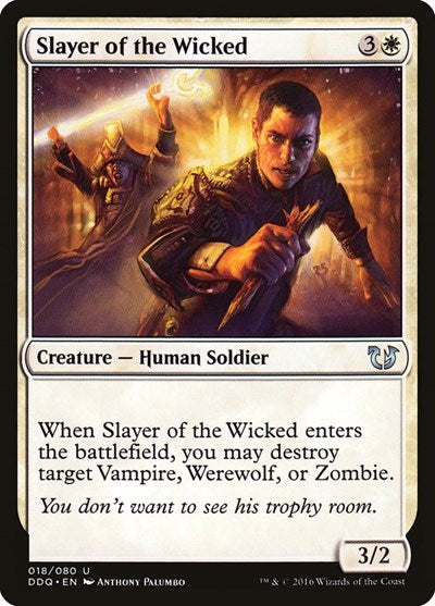 Slayer of the Wicked (Duel Decks: Blessed vs Cursed) Light Play