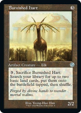 Burnished Hart (The Brothers' War: Retro Frame Artifacts) Light Play Foil