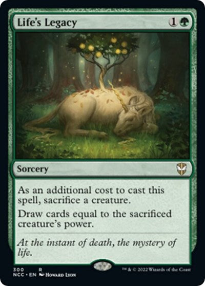 Life's Legacy (Commander: Streets of New Capenna) Light Play
