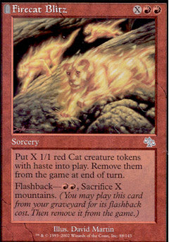 Firecat Blitz (Judgment) Light Play Foil