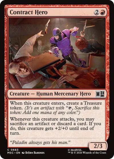 Contract Hero (Commander: Marvel Super Heroes) Near Mint