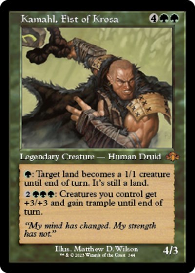 Kamahl  Fist of Krosa  Retro Frame|0|0|0.00