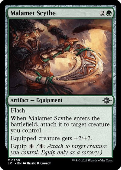 Malamet Scythe (The Lost Caverns of Ixalan) Near Mint Foil