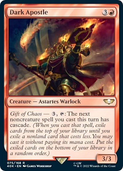 Dark Apostle (Surge Foil) (Universes Beyond: Warhammer 40K) Light Play Foil