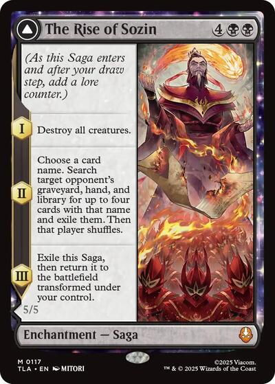 The Rise of Sozin (Avatar: The Last Airbender) Light Play Foil