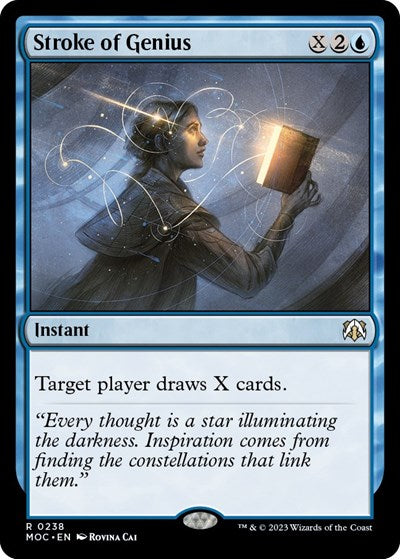 Stroke of Genius (Commander: March of the Machine) Near Mint