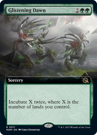 Glistening Dawn (Extended Art) (March of the Machine) Near Mint Foil