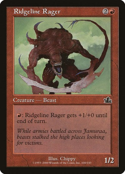 Ridgeline Rager (Prophecy) Medium Play Foil