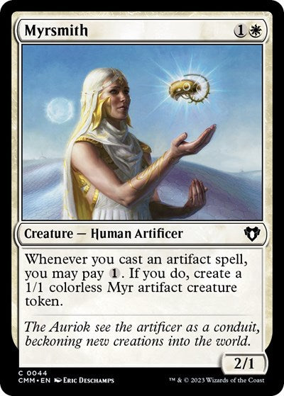 Myrsmith (Commander Masters) Light Play Foil