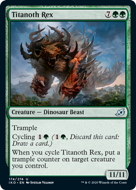 Titanoth Rex (Ikoria: Lair of Behemoths) Near Mint Foil