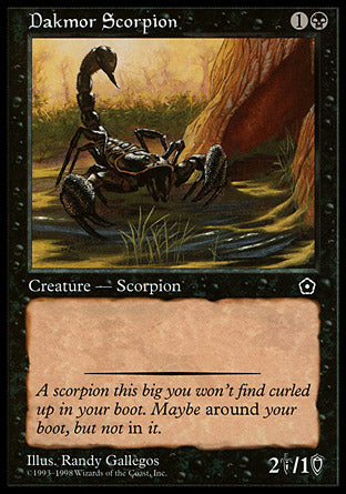 Dakmor Scorpion (Portal Second Age) Light Play