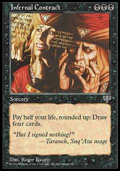 Infernal Contract (Mirage) Medium Play