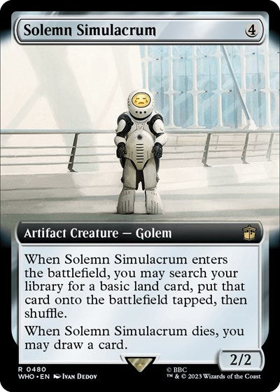 Solemn Simulacrum (Extended Art) (Universes Beyond: Doctor Who) Light Play