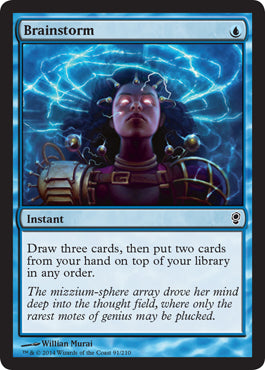 Brainstorm (Conspiracy) Medium Play Foil
