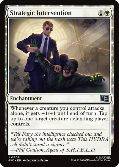 Strategic Intervention (Commander: Marvel Super Heroes) Near Mint