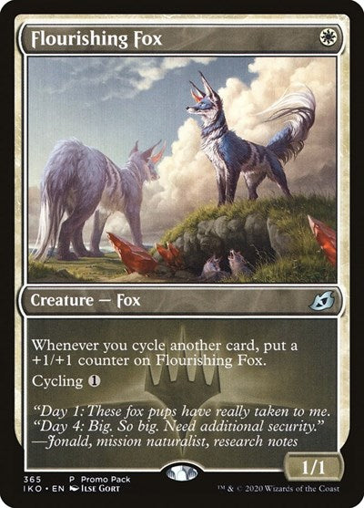 Flourishing Fox (Promo Pack: Ikoria) Light Play Foil