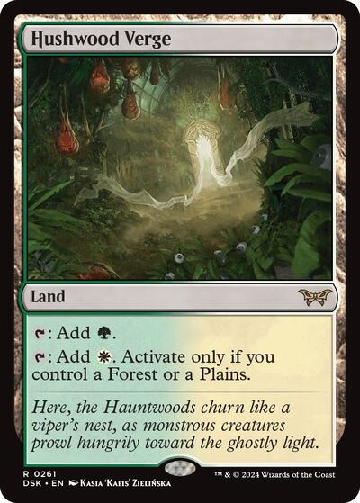 Hushwood Verge (Duskmourn: House of Horror) Medium Play Foil