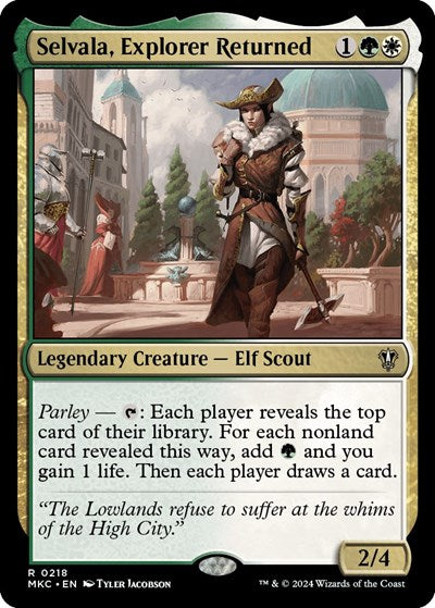 Selvala, Explorer Returned (Commander: Murders at Karlov Manor) Light Play
