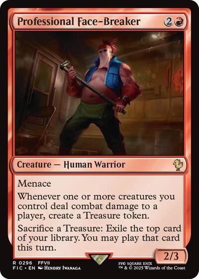 Professional Face-Breaker (Surge Foil) (Commander: FINAL FANTASY) Near Mint Foil