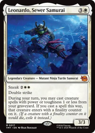 Leonardo, Sewer Samurai (Teenage Mutant Ninja Turtles) Light Play