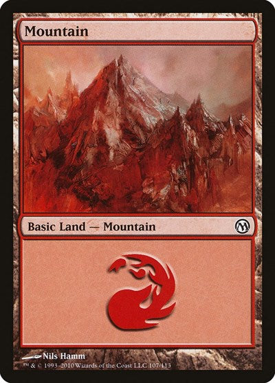 Mountain (107) (Duels of the Planeswalkers) Near Mint