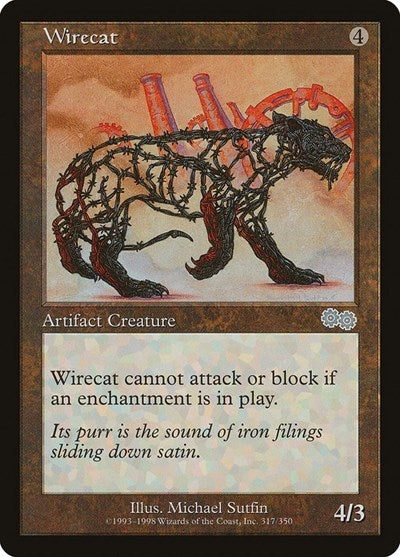 Wirecat (Urza's Saga) Light Play