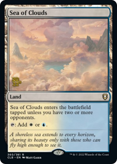 Sea of Clouds (Promos: Prerelease Cards) Light Play Foil