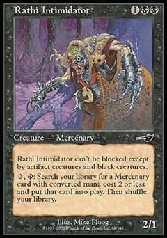 Rathi Intimidator (Nemesis) Near Mint Foil