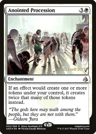 Anointed Procession (Promos: Prerelease Cards) Near Mint Foil