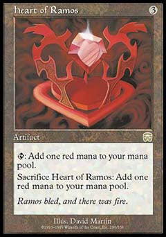 Heart of Ramos (Mercadian Masques) Damaged / Poor