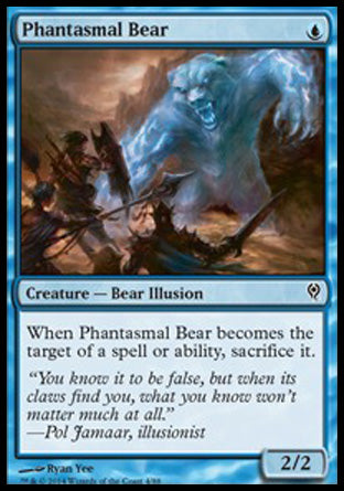 Phantasmal Bear (Duel Decks: Jace vs Vraska) Heavy Play