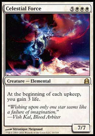 Celestial Force (Commander) Light Play