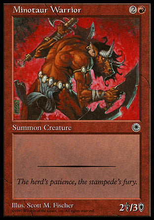 Minotaur Warrior (Portal) Medium Play