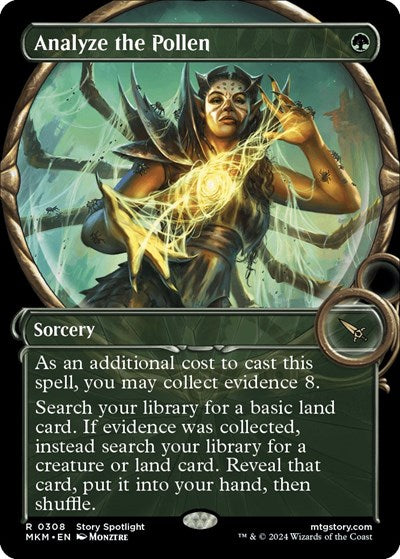 Analyze the Pollen (Showcase) (Murders at Karlov Manor) Light Play Foil