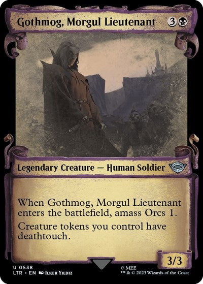 Gothmog, Morgul Lieutenant (Showcase Scrolls) (Universes Beyond: The Lord of the Rings: Tales of Middle-earth) Near Mint