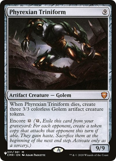 Phyrexian Triniform (The List) Near Mint