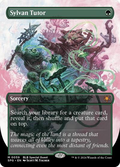 Sylvan Tutor (Borderless) (Special Guests) Near Mint