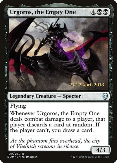 Urgoros, the Empty One (Promos: Prerelease Cards) Medium Play Foil