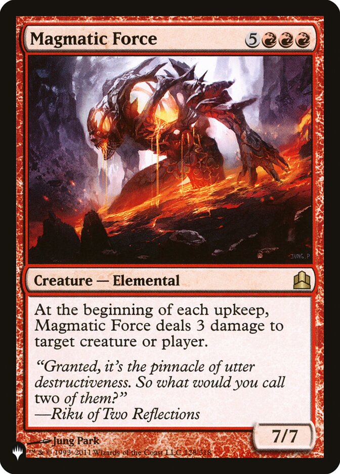Magmatic Force (The List) Near Mint
