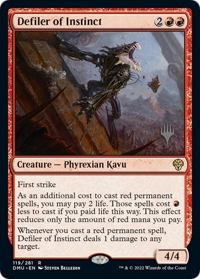 Defiler of Instinct (Promo Pack: Dominaria United) Near Mint Foil