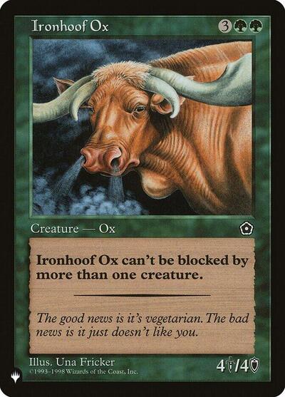 Ironhoof Ox (The List) Light Play