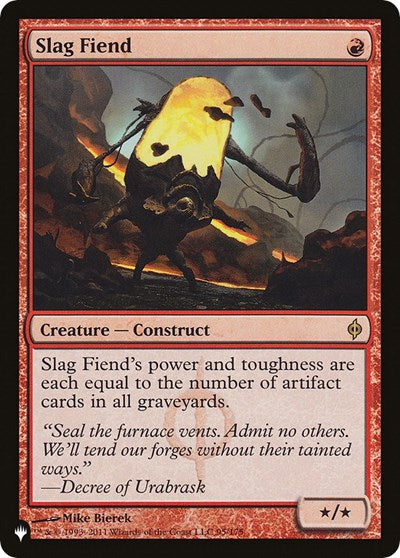 Slag Fiend (The List) Light Play
