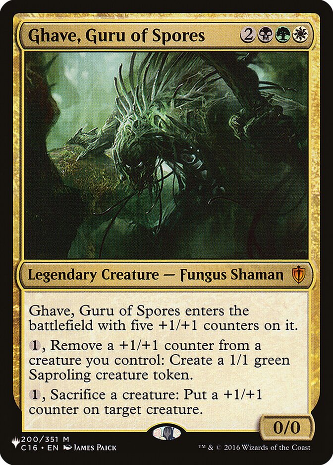 Ghave  Guru of Spores|4|0|0.00