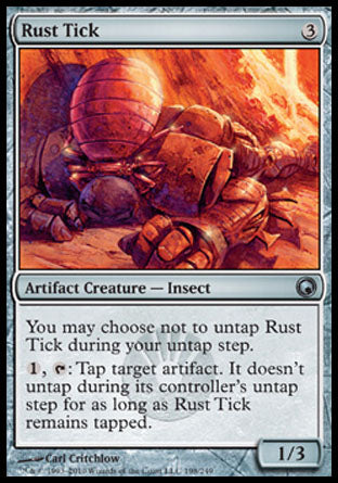 Rust Tick (Scars of Mirrodin) Medium Play Foil