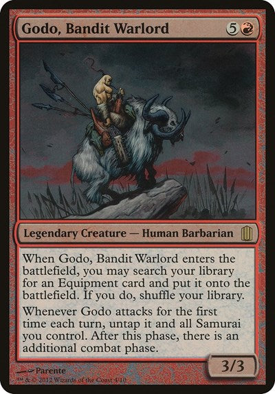 Godo, Bandit Warlord (Commander's Arsenal) (Oversize Cards) Near Mint Foil