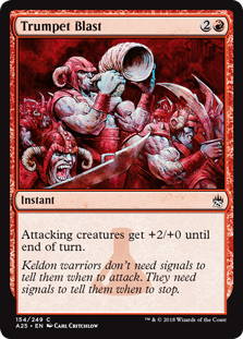Trumpet Blast (Masters 25) Medium Play Foil